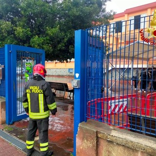 Camporosso: probabile fuga di gas in via Kennedy, evacuate precauzionalmente le scuole (Foto)