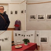 &quot;Attimi per sempre&quot;, foto in bianco e nero di Enzo Giordano in mostra a Bordighera (Foto e video)