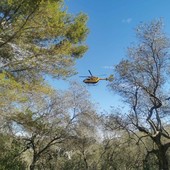 Rezzo, cade in un burrone a Cenova: si alza in volo l’elisoccorso