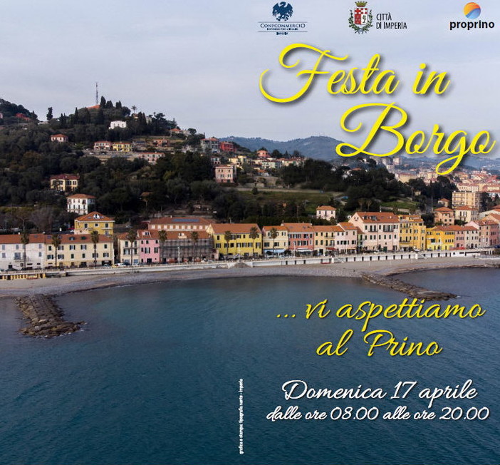 Imperia: 'Festa in Borgo' al Prino la domenica di Pasqua con iniziative per grandi e piccoli