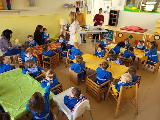 Festa di Natale al nido di infanzia di Ventimiglia in collaborazione con la Spes