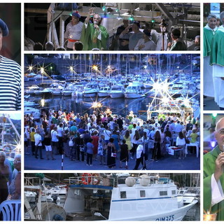 Bordighera: organizzata dalla parrocchia di Santa Maria Maddalena ieri sera la ‘Festa del mare’ al porticciolo (Foto)