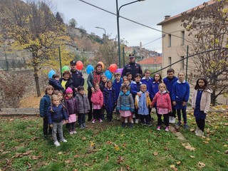 I bimbi della scuola di Triora