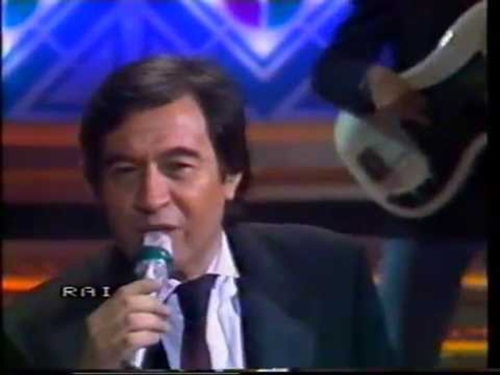 Fred Bongusto al Festival di Sanremo nel 1986