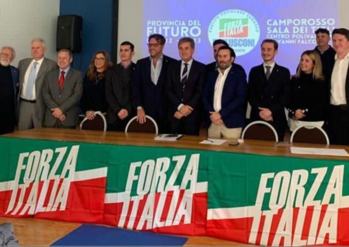 Coordinatori e sostenitori provinciali di Forza Italia al congresso nazionale di Roma