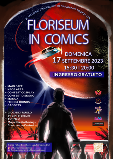 Sanremo: al parco di Villa Ormond torna “Floriseum in comics”