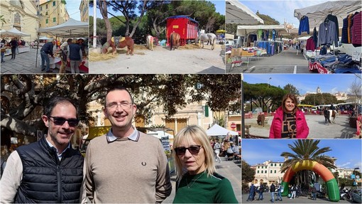 Torna la Fiera delle Anime: bancarelle, street food, musica, gonfiabili e una fattoria didattica animano Bordighera Alta (Foto e video)