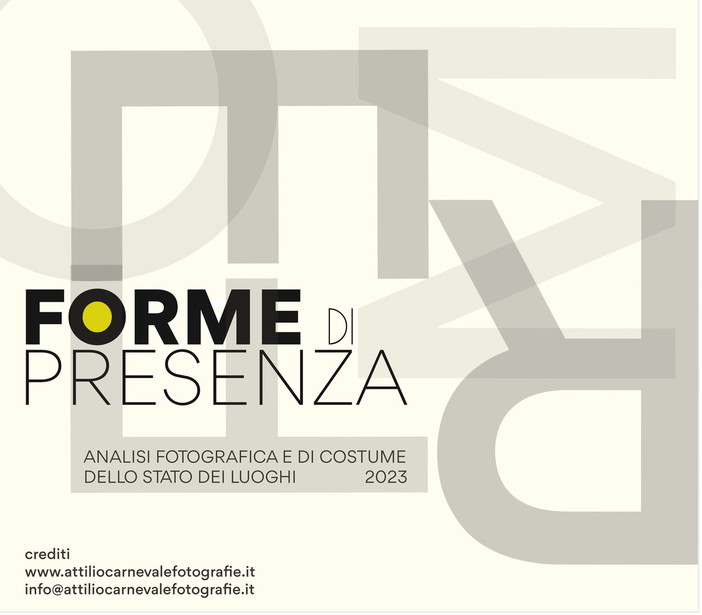 'Forme di presenza': da venerdì prossimo la mostra fotografica su Pigna di Attilio Carnevale