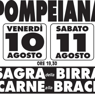 Prossimo weekend a Pompeiana: sagra della birra e della carne alla brace tra band musicali e Miss Italia