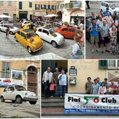 Fiat 500 protagoniste a Ciaraffi in Fiore a Bordighera, doppia festa con l'inaugurazione della nuova sede