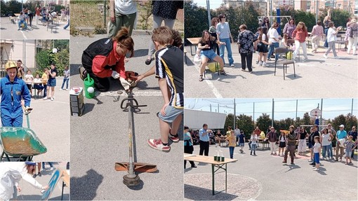 Vallecrosia, sfida tra mamme alla parrocchia di San Rocco (Foto e video)