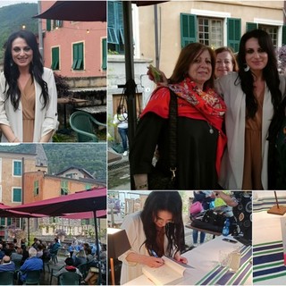 Francesca Giannone presenta 'La Portalettere' e incontra i parenti di Anna: &quot;Pigna mi ha accolta calorosamente&quot; (Foto e video)