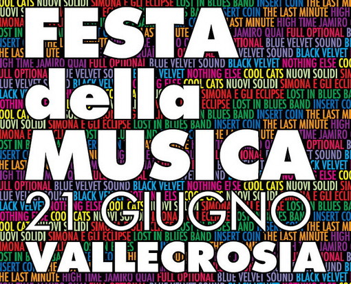 Vallecrosia: domani sera appuntamento con la 'Festa della Musica' ed il Solstizio d'Estate