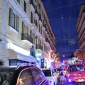 Sanremo: &quot;Correte, in via Roma c'è un incendio!&quot; ma era un falso allarme, mobilitazione di soccorsi (Foto)
