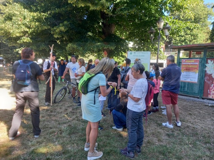 Sanremo: subito un grande successo di partecipanti per il 'Festival dei Boschi' a San Romolo (Foto)