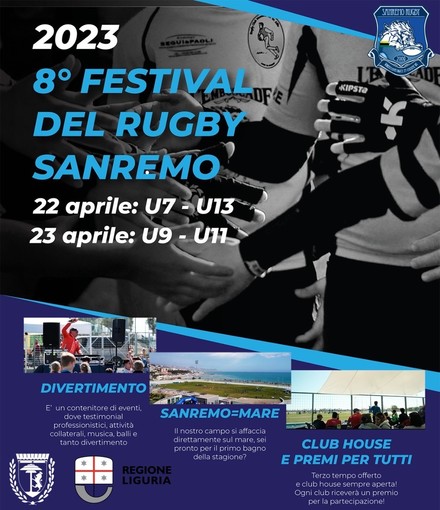 Conto alla rovescia per l’8ª edizione del Festival del Rugby, appuntamento nel fine settimana al campo di Pian di Poma di Sanremo