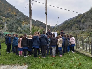 I bimbi della scuola di Badalucco