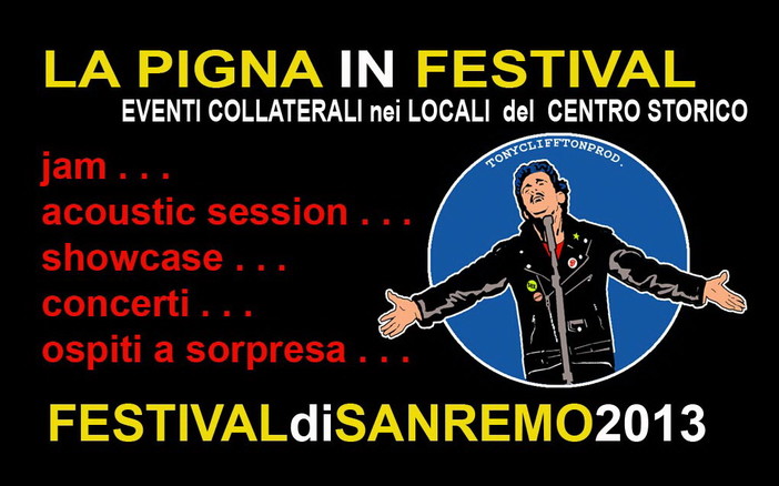 Sanremo: festival, anche la Pigna pronta ad un ricco programma musicale