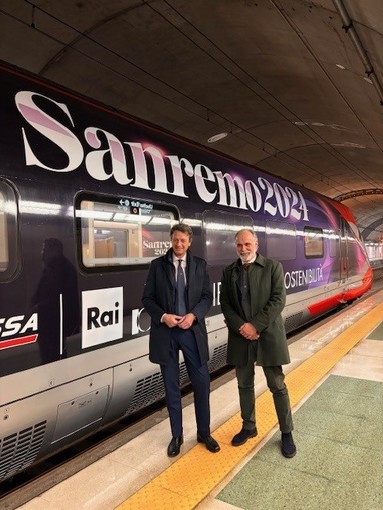 Sanremo 2024, Frecciarossa e RAI insieme per la sostenibilità (foto &amp; video)