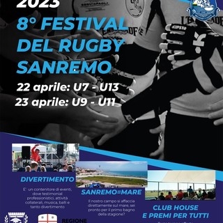 Conto alla rovescia per l’8ª edizione del Festival del Rugby, appuntamento nel fine settimana al campo di Pian di Poma di Sanremo