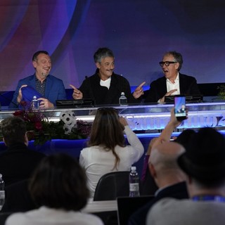 La prima conferenza stampa del 74° Festival di Sanremo (foto Duilio Rizzo)