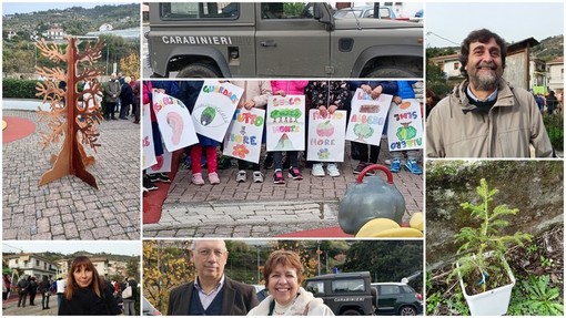 San Biagio della Cima celebra la Giornata nazionale degli alberi e ricorda lo scrittore Francesco Biamonti (Foto e video)