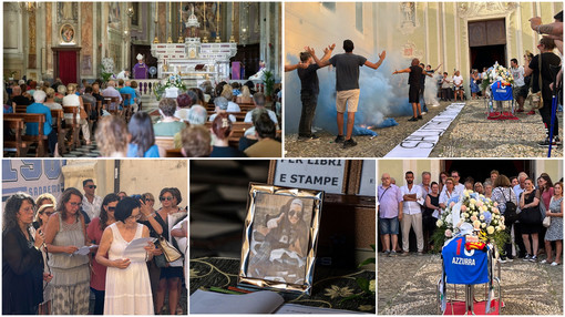 Funerale di Azzurra Campari a Riva Ligure: lettere, cori da stadio e i Rammstein per dire addio