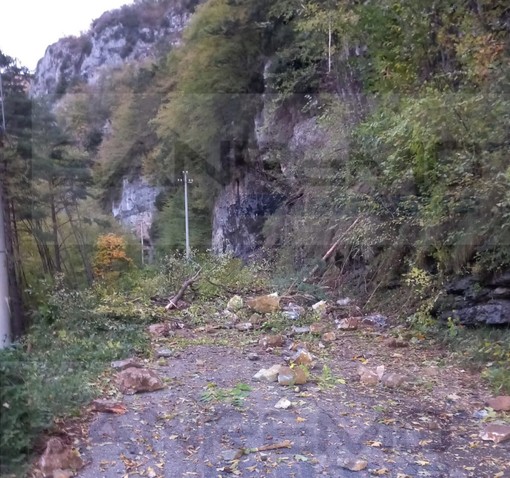 Triora: nuova frana in Valle Argentina, isolate Realdo e Verdeggia ma la Provincia è già al lavoro (Foto)