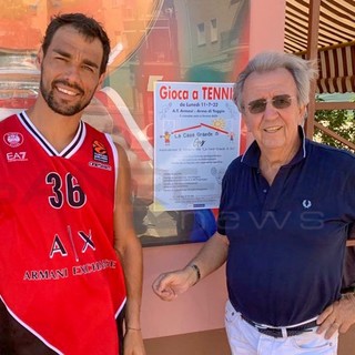 Taggia: Fabio Fognini testimonial per il torneo di beneficenza a favore de La Casa Grande di Giz (Foto)