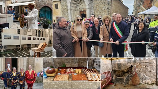 Ventimiglia, centro storico in festa per la Fiera di San Giuseppe (Foto e video)