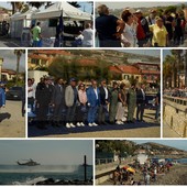 Iniziato l'Air Show nel cielo di Riva Ligure e Santo Stefano al Mare: le Frecce Tricolori attese per le 16.30 (Foto e Video)