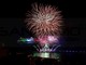 I fuochi d'artificio che danno il via alla settimana del Festival di Sanremo
