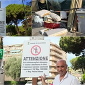 Vallecrosia, Fazzari: &quot;Serrati servizi di repressione e sanzioni per i 'furbetti dei rifiuti'&quot; (Foto e video)