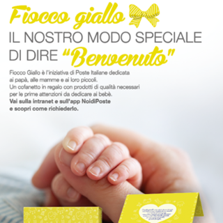 Poste Italiane: ‘Fiocco giallo’ in provincia di imperia,  pacco speciale per sostenere le famiglie dei dipendenti