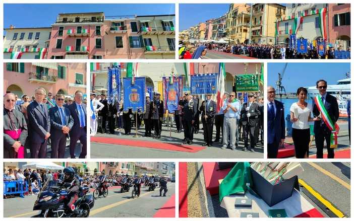 Festa della Repubblica a Imperia, cerimonie in piazza della Vittoria e in calata Cuneo (foto e video)