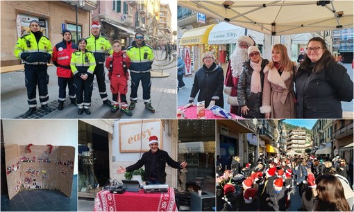 'Festa degli auguri' a Ventimiglia: i bimbi delle scuole animano via Ruffini con canti natalizi, poesie e filastrocche (Foto e video)