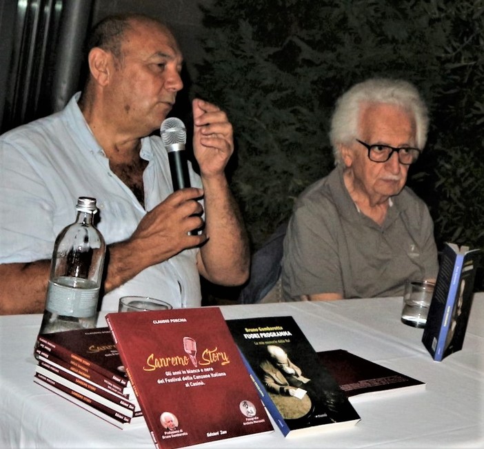 Marina di San Lorenzo: applausi per l’omaggio al Festival di Sanremo con Bruno Gambarotta e Claudio Porchia.