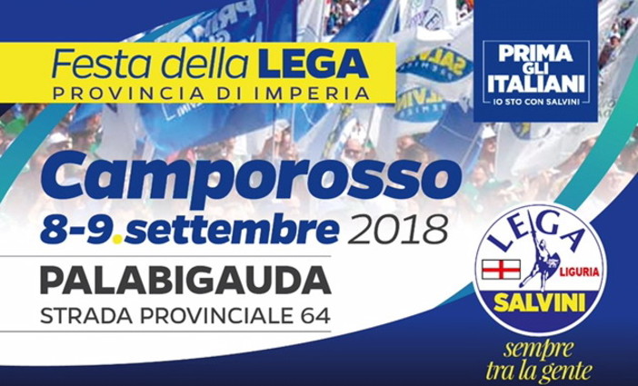 Camporosso: sabato e domenica prossima al PalaBigauda la festa provinciale della Lega