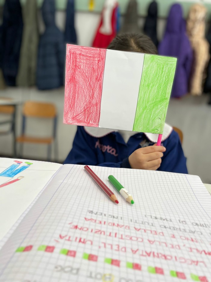 Giornata dell'Unità nazionale: grande partecipazione degli alunni della primaria dell'IC 'Bordighera'