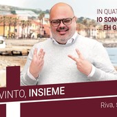 Terminato lo spoglio a Riva Ligure: clamoroso risultato per la lista Riva con ben 415 voti per il sindaco Giorgio Giuffra