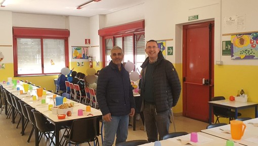 Bordighera: pranzo a sorpresa alla scuola di via Pasteur, l'Amministrazione controlla la qualità del pasto