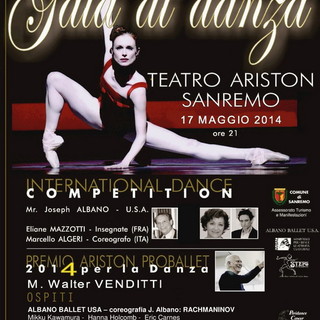 Sanremo: domani e sabato all'Ariston di Sanremo le finali della 14a edizione del 'Premio internazionale danza giovani città di Sanremo'