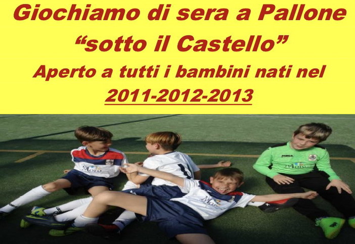 'Calcio di sera sotto il castello': iniziativa dell'Us Dolceacqua per i più piccoli durante l'estate