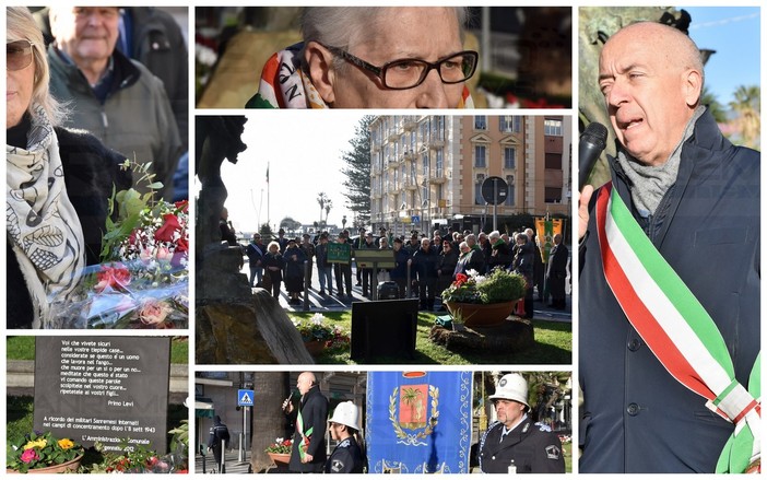 Giornata della Memoria: non dimentichiamo, a Sanremo il ricordo delle vittime del nazismo (Foto e Video)