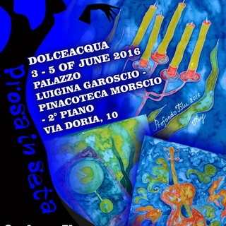 Dolceacqua: dal 3 al 5 giugno mostra di abiti, camicie e foulard dipinti a mano su seta di Elena Grubova