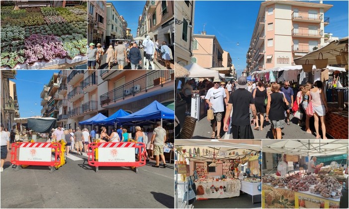 Bordighera, la 43° edizione della &quot;Giornata commerciale del ribasso&quot; ravviva il centro (Foto e video)