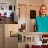 “La verità è sempre grigia” di Giampiero Nanni in mostra a Bordighera (Foto e video)