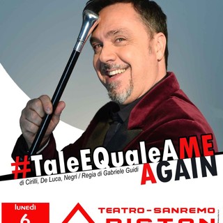 Sanremo: il talento di Gabriele Cirilli lunedì al Teatro Ariston con “#TaleeQualeAMEAGAIN”