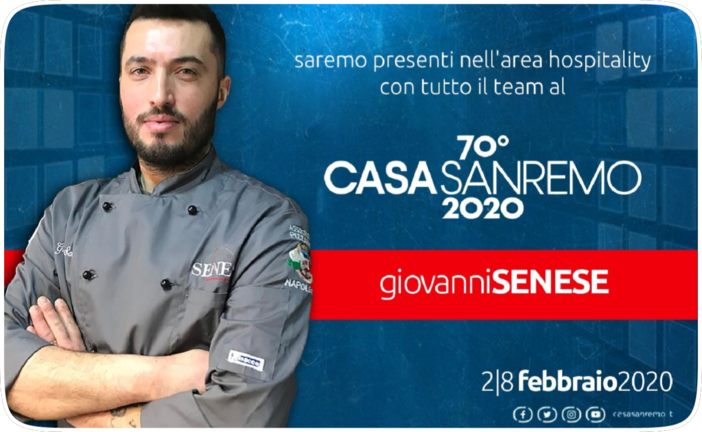 La Pizzeria Senese Napoletana Pizza va in scena a Casa Sanremo in occasione del 70° Festival della Canzone Italiana