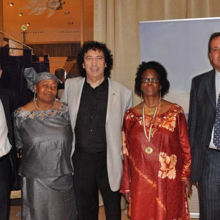 Claudio Formisano, Nomvuyo Nokwe, Paolo Alberti, Thenjiwe E. Mtintso ed Enrico De Barbieri